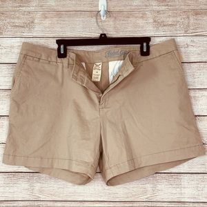 Khaki Chino Shorts - Size 18